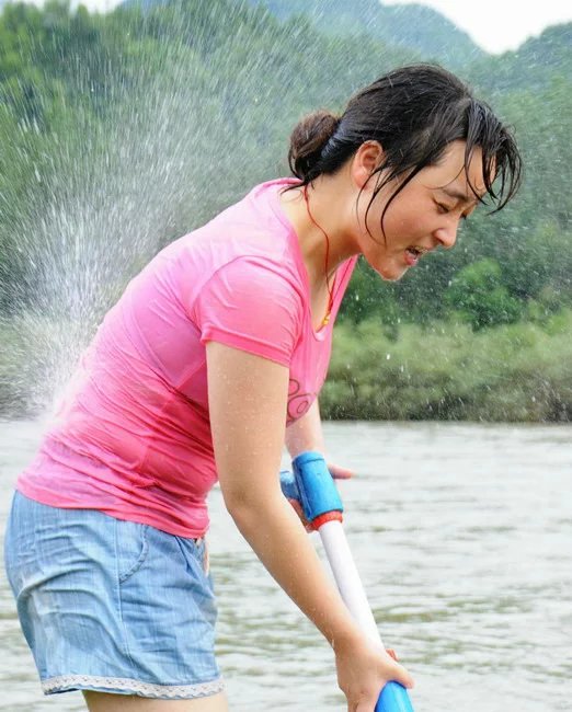 天柱山白马潭泼水节：全民减压，湿身派对(图10)