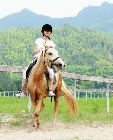 白马潭：安徽少女骑手生态园里“走单骑”(图3)